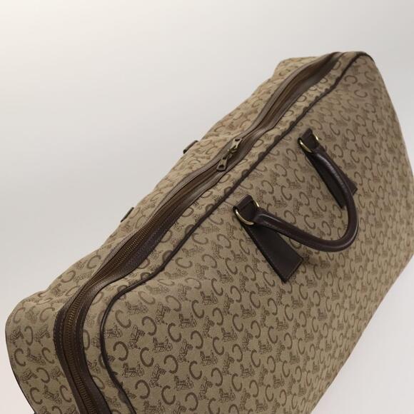 CELINE C Sulky Boston Bag Canvas Beige Gold - Picture 6 of 12